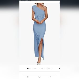 One shoulder dress